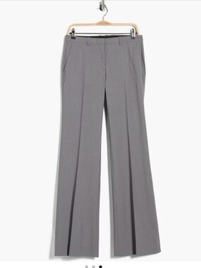 Theory Demetria Wool Blend Trousers